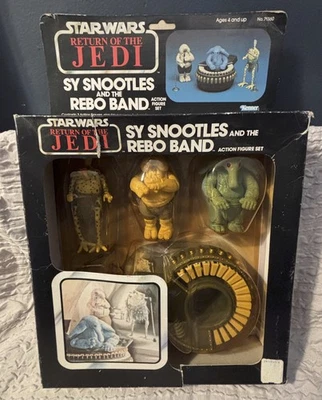 Juego de figuras de acción Sy Snootles and the Rebo Band 1983 Star Wars de colección sellado.  Foto 1 de 4