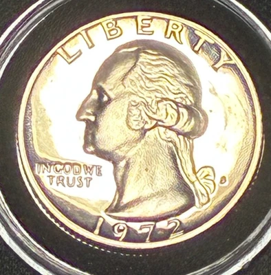 Uncirculated Washington Quarter UNC San Francisco 1972 s - Image 1 of 4