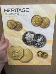 Heritage U.S Coin Auction Catalog July 17,18 And 20th 2025 - Picture 1 of 2