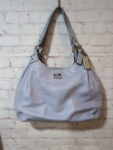 VTG Coach #14336 Hobo Madison Maggie Purple Lavender Leather Shoulder Bag  - Picture 1 of 17