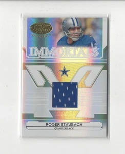2006 Leaf Certified Materials #250 Roger Staubach JERSEY Cowboys /125 - Picture 1 of 2