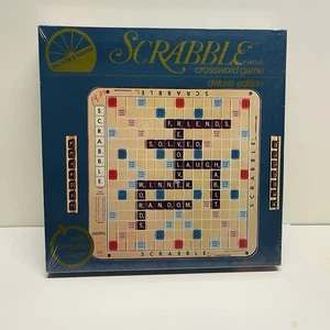 Vintage 1977 Scrabble Deluxe Turntable Edition Crossword Game New Sealed - Picture 1 of 11