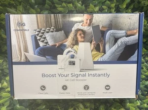 Booster de téléphone portable pour la maison, 4000 pieds carrés, augmente les signaux 5G/4G Lte | Boost instantanément - Photo 1 sur 4
