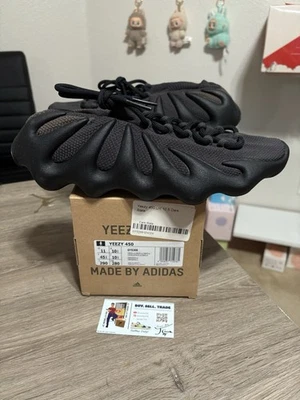 Size 11 - adidas Yeezy 450 Dark Slate Black (SHIPS ASAP!) - Image 1 of 4