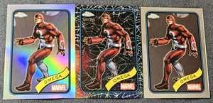 2025 Topps Chrome Marvel Black Spider Web /399 Refractor Omega #196 - Picture 1 of 2