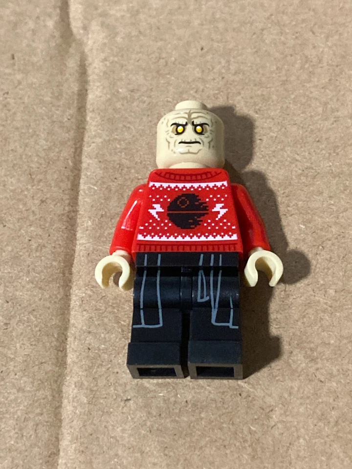 Lego Star Wars 75366 figurine sw1297 Emperor Palpatine Holiday sweater - Photo 1/3