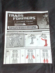 ROBOT TRANSFORMADOR HASBRO OPTIMUS PRIME NIVEL 5 INSTRUCCIONES AUTOBOT PARA VEHÍCULO - Imagen 1 de 3