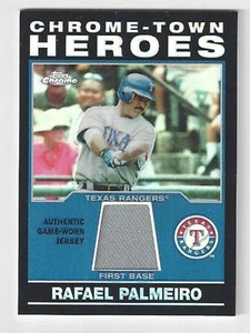 2004 Topps Chrome-Town Heroes - Rafael Palmeiro - #CHR-RP - Game-Worn Jersey - Bild 1 von 1