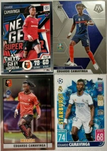 UEFA CHAMPIONS LEAGUE Card Lot EDUARDO CAMAVINGA - Picture 1 of 1