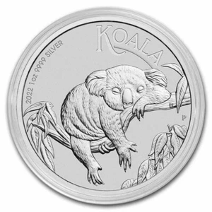 2022 Australia 1 oz Silver Koala Coin ~~ Pristine in Perth Mint capsule ~~ - Picture 1 of 2