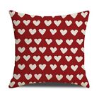Red White Plaid Cushion Case  Home Bedroom Bedding Living Room Sofa