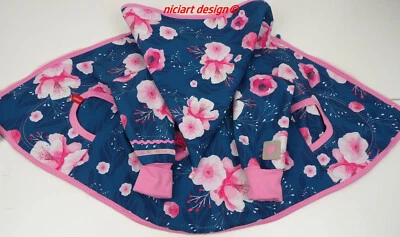 niciart design ♥ SOFTSHELLJACKE FLOWERS ♥ KINDER SOFTSHELL JACKE ♥ MÄDCHENJACKE - Bild 1 von 4
