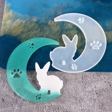 Standing rabbit Epoxy UV Resin Molds Silicone For DIY Making Silicone Mo_UK