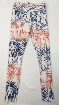 Tommy Hilfiger Leggings Women's Extra Small White Red Blue Sport Ankle - Image 1 of 4