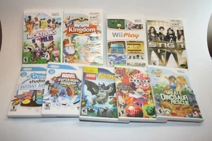 9 Wii-uDraw Studio/Marvel/Lego Batman/Bakugan/Diego/Nicktoon's MLB/Mis Sims/Play - Imagen 1 de 11