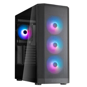 Silverstone FA514X-BG (NEGRO) FARA 514X SOPORTE RADIADOR DOBLE TORRE MEDIA Estuche - Imagen 1 de 6
