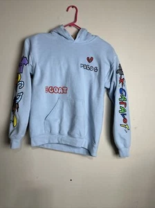 Polo G Powder Blue "The Goat" Hoodie Small | FREE - SHIPPING - Picture 1 of 5