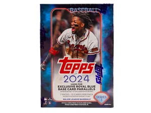 2024 Topps Series 1 Baseball 7-Pack Blaster Box 12 Cards per Pack - Picture 1 of 6