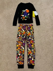 Disney Parks Halloween Mickey Pluto Donald Goofy PJs - Size 6 - New w/ Tags - Picture 1 of 5