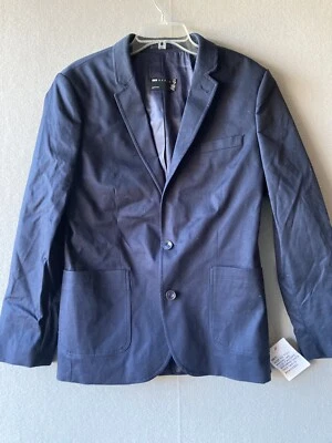 ASOS Design Men’s Blazer 38S Short Navy Blue Jacket Sports Coat #2185 - Image 1 of 4