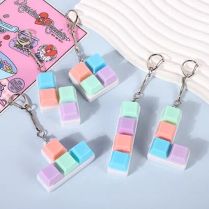 Fidget Keychain Keyboard Clicker Mechanical Keyboard Keyring Stress Relief Toys - Picture 1 of 13