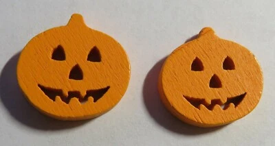 Pendientes Jack o Lantern de Halloween de 1"  Foto 1 de 2
