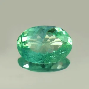 Piedra preciosa suelta de zafiro bicolor impecable natural de 10,70 quilates 16x11 mm - Imagen 1 de 4