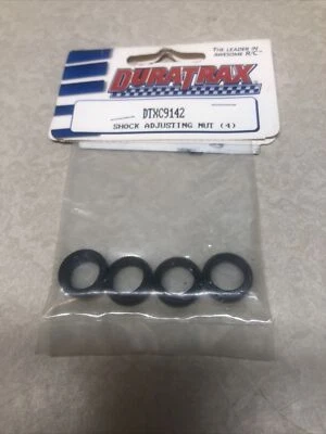 DURATRAX Shock Adjusting Nut (4) DTXC9142 NEW RC Part - Image 1 of 2