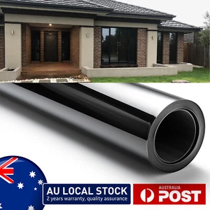 1mx1m House Window Tint One Way Mirror Film Heat Reflect Anti-UV SelfAdhesive - Picture 1 of 13