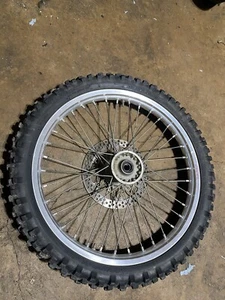 2004 YAMAHA YZ250F FRONT EXCEL RIM FOR 02-05 WHEEL RIM HUB WITH TIRE 60% - Picture 1 of 7