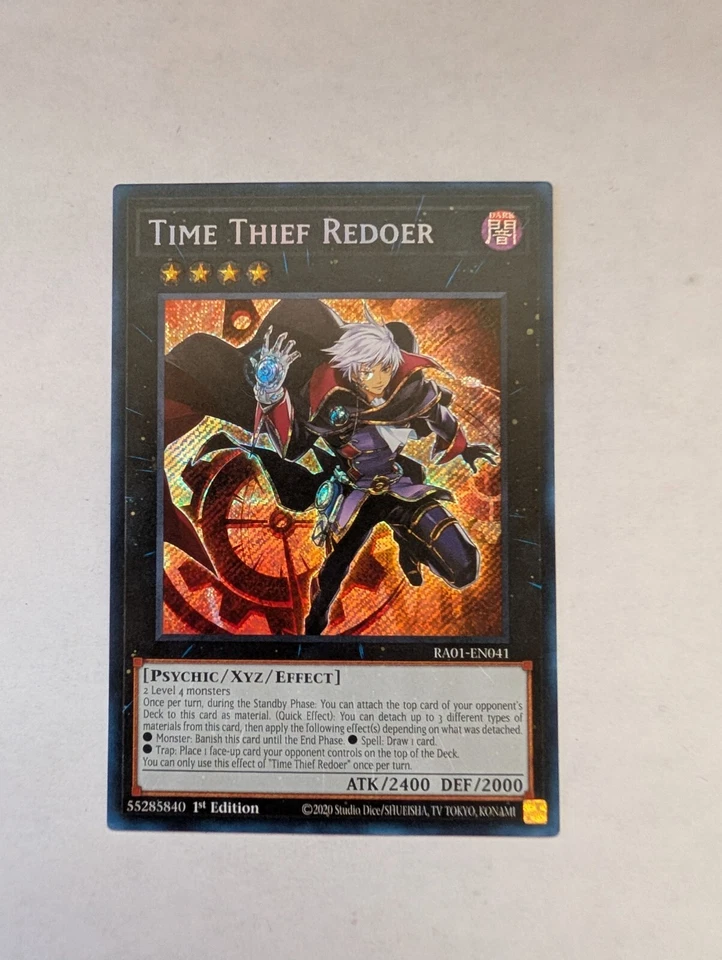 Time Thief Redoer - RA01-EN041 - Secret Rare - 1st Edition Yu-Gi-Oh! M/NM - Image 1 of 1