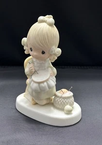 Precious Moments 1979, Mother Sew Dear #E3106 (Retired) No Box - Picture 1 of 5