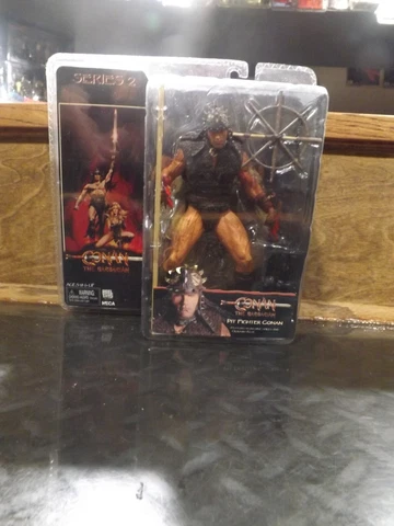 NECA SERIES 2 CONAN THE BARBARIAN PIT FIGHTER FIGURE LABEL COMING LOOSE Cover