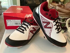 New Balance Women's Fresh Foam Velo V2 Metal Softball Shoe Red/Black Size 8 NIB - Picture 1 of 5