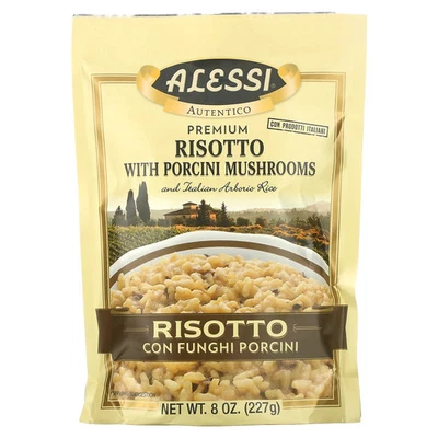 Risotto Premium con Setas Porcini y Arroz Arborio Italiano, 8 oz (227 g) Foto 1 de 2