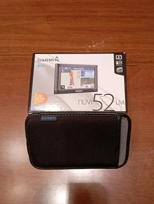 Navigatore Garmin 52 LM nuovo mai usato con scatola e  custodia originali - Immagine 1 di 2