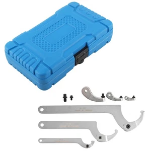 Hook Pin Wrench Spanner Tool Bicycle Bike Nut Bearings Adjustment Collars Kit - Picture 1 of 12