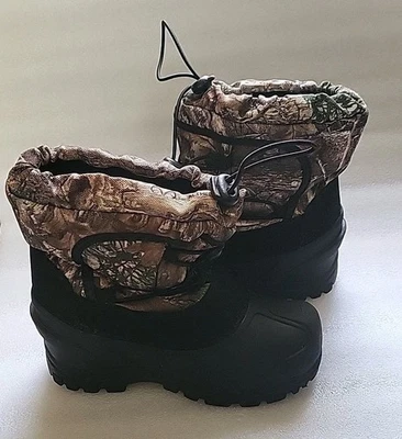 Itasca RealTree EDGE Camo Youth Size 1 Waterproof Hunting Boots - Image 1 of 4