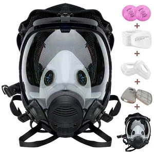 17 in 1 Full Face Gas Mask Facepiece Respirator For Painting Spraying 6800 Serie - Picture 1 of 11