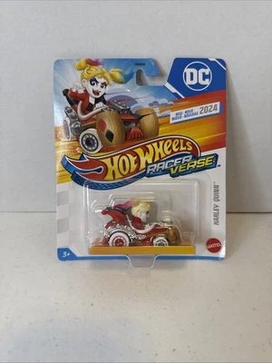 Hot Wheels Racer Verse DC Universe Toys Die-Cast escala 1:64 - Harley Quinn Foto 1 de 3