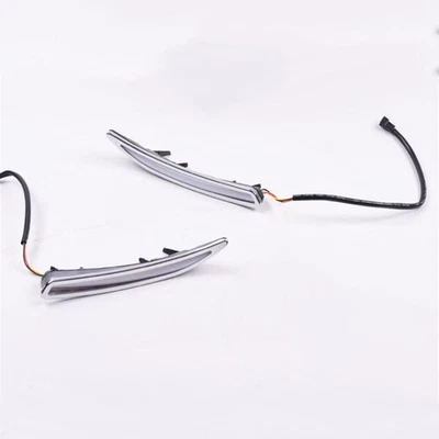 2Pcs 12V Car LED Daytime Running Light Lamp w/ Turn Signal For 08-17 Buick Regal - Image 1 of 4