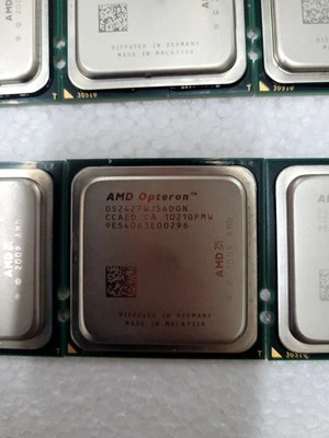 (Lot 19) AMD Opteron 2427 6 Core Processor CPU 2.2GHz OS2427WJS6DGN MATCHED PAIR - Image 1 of 2