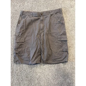 Carhartt Shorts Mens 40 Gray Cargo Work Utility Casual Outdoor B275 CHR - Picture 1 of 10