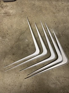 5x Flexi London Klammern weiß 350 mm x300 mm Regalträger x5 guter Zustand - Bild 1 von 9
