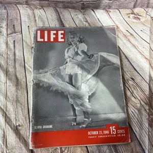 Life Magazine Vol.21 No.17 October 21, 1946 Gloria Grahame, The 1946 Campaign - Bild 1 von 7