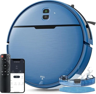 Robot Vacuum & Mop Combo, 2-in-1 Mopping Robotic Vacuum, WiFi/App, Self-Charging - Image 1 of 4
