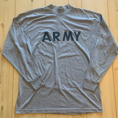 Vintage Army Military Surplus Fitness Turtleneck Long Sleeve Shirt Size L Large - Image 1 of 4