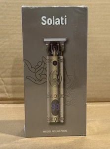 Solati Hair Clippers For Men Gold Tone New In Box Sealed JM - 700AL - Picture 1 of 5