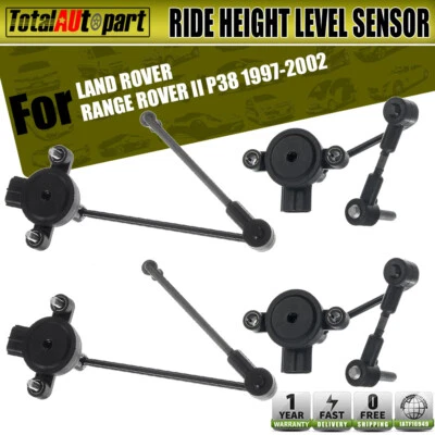 Sensor de nivel de altura delantero y trasero 4 piezas para Land Rover P38 Range Rover 1997-2000 Foto 1 de 4