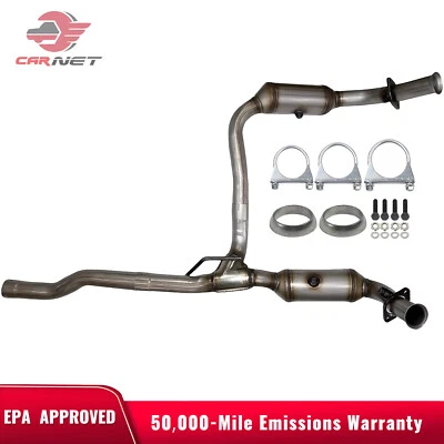 For 2007-2012 Dodge Nitro 3.7L Front Catalytic Converter Y Pipe Foto 1 de 4